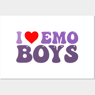I love Emo Boys Posters and Art